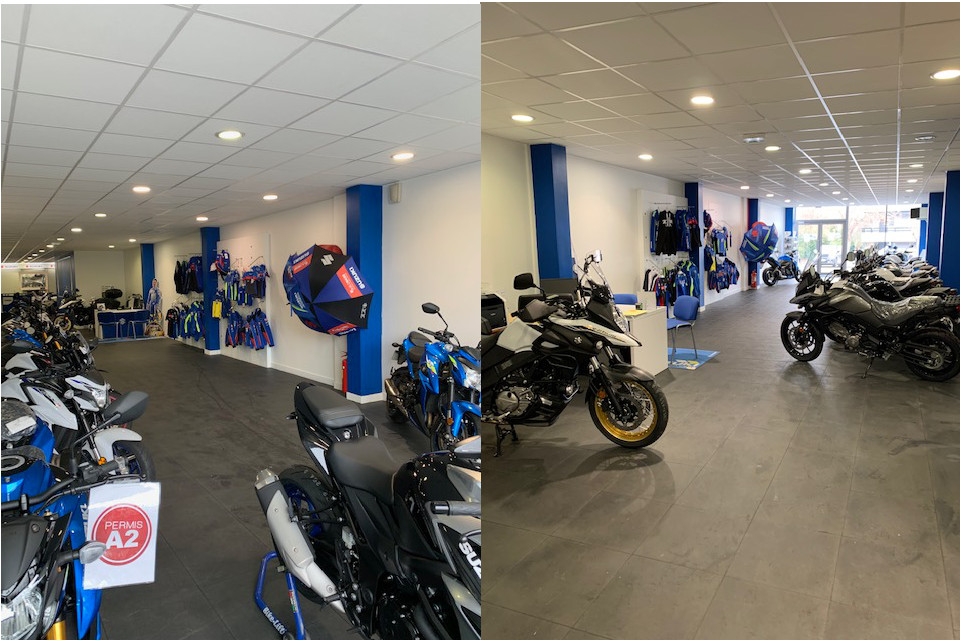 Gauvin Moto Suzuki vue intérieur